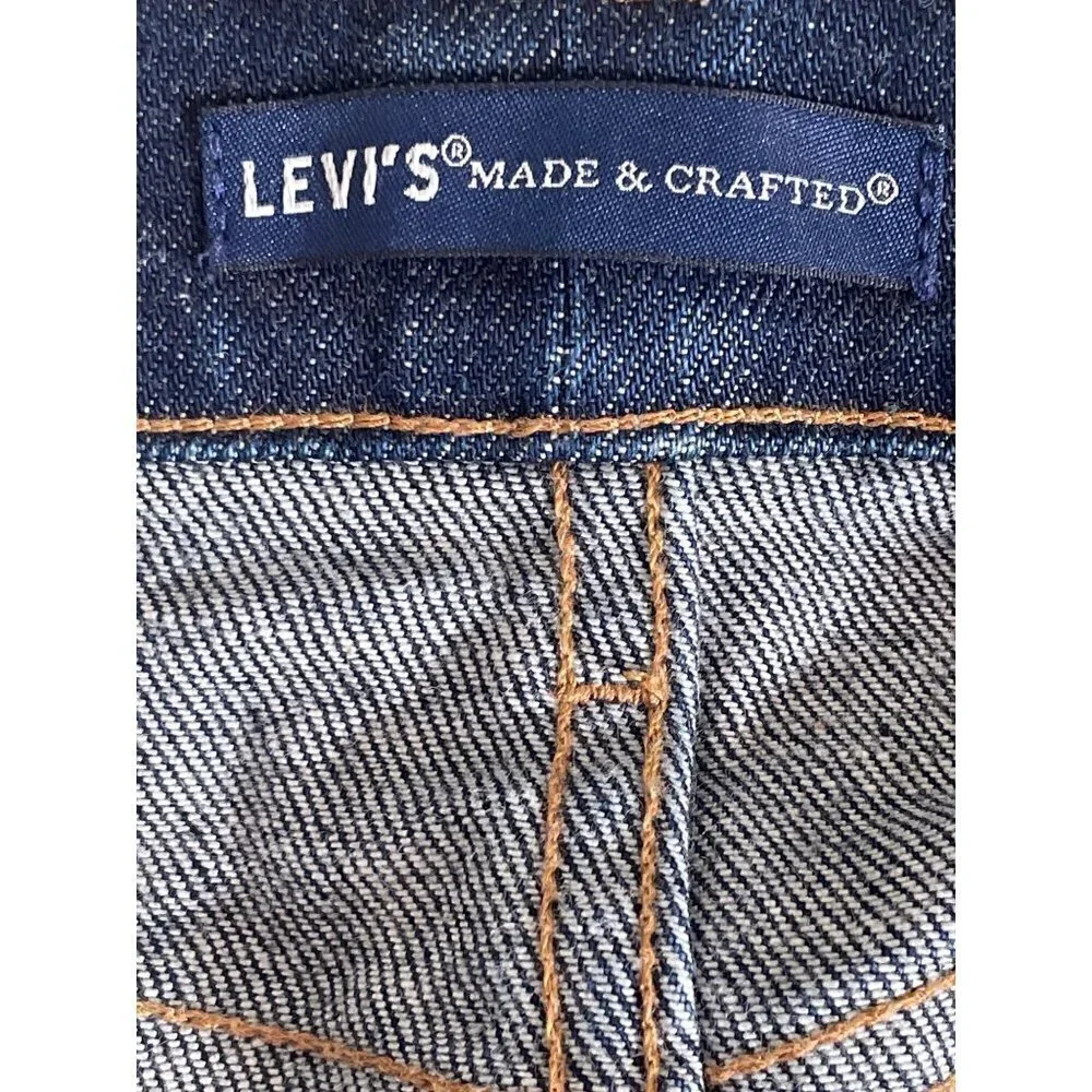 LEVI’S Taper 502 Stretch Jeans Mens Waist Sz 30 Dark Wash EUC